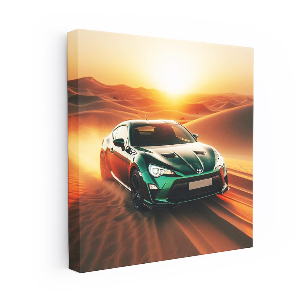 Toyota GT86 in Desert - Thrilling Performance and Style