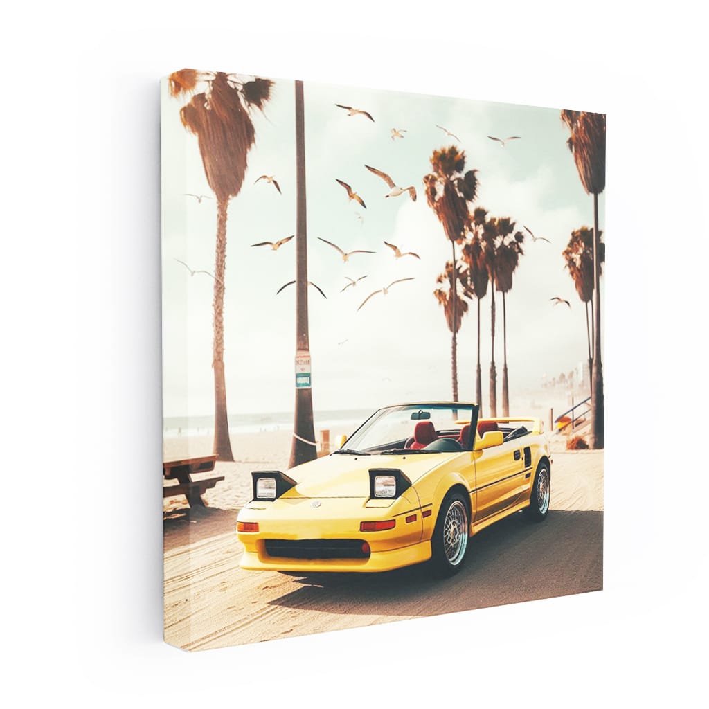 Toyota MR2 on Beach - Sporty Elegance Captured