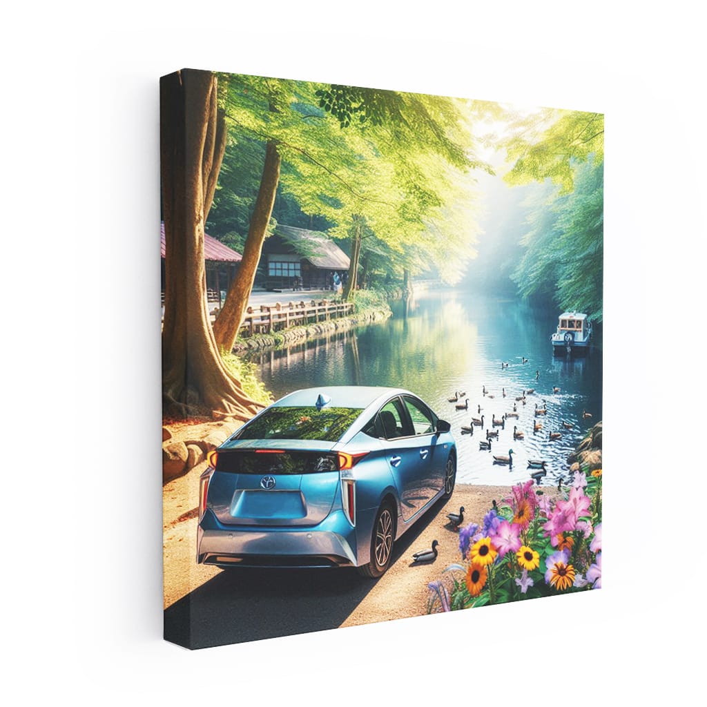 Toyota Prius by River in NY - Eco-Friendly Innovation