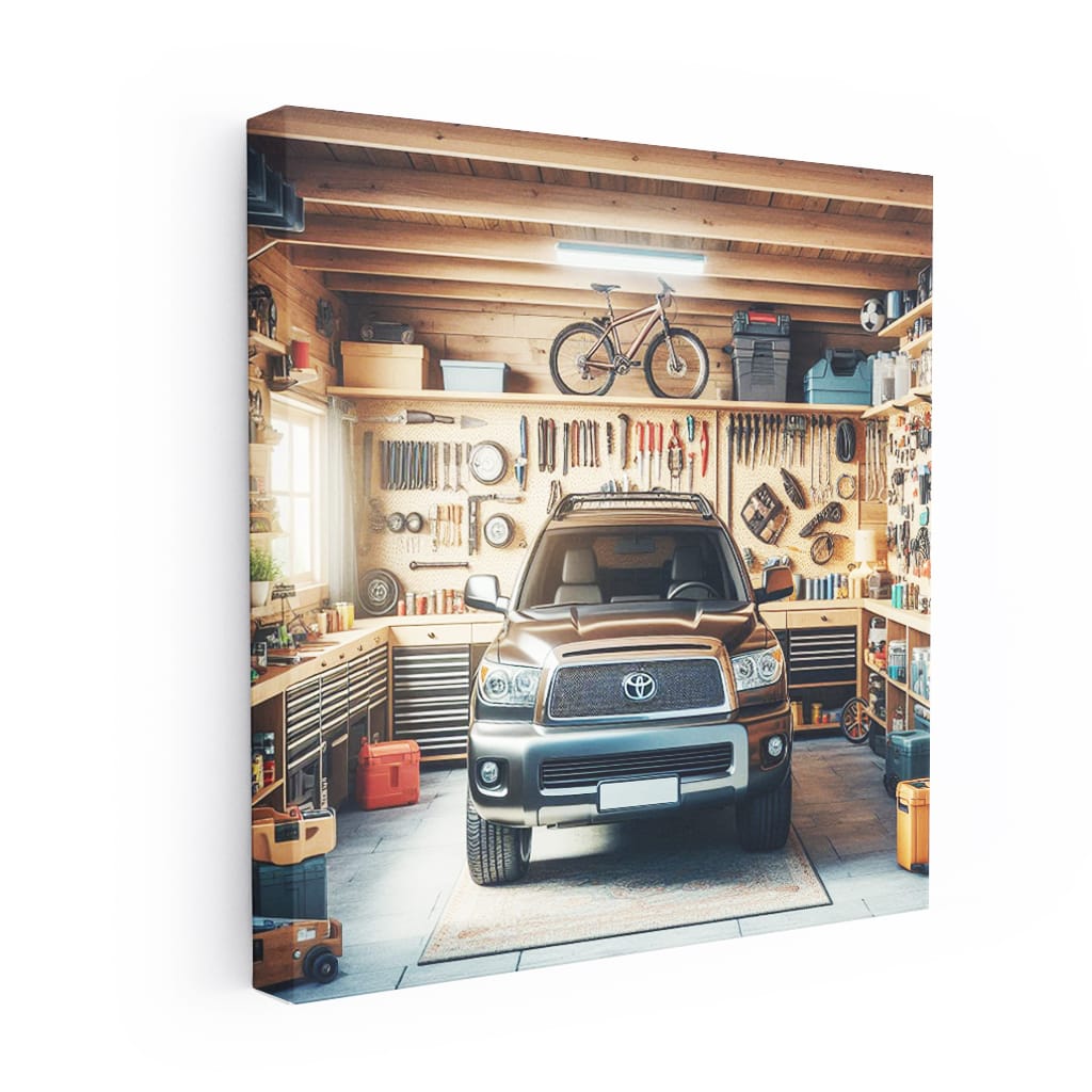 Toyota Sequoia in Garage: Spacious and Reliable SUV