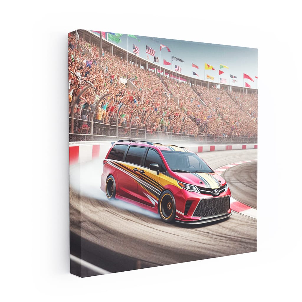 Toyota Sienna Racing on Track - Speed and Versatility