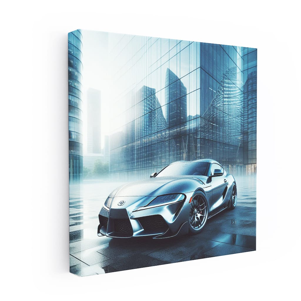 Toyota Supra in Fog - Powerful Elegance Captured