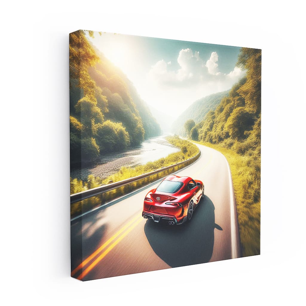 Toyota Supra by River - Iconic Sports Car Adventure
