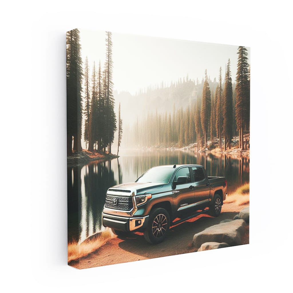 Toyota Tundra by Lake - Adventure Awaits in Every Drive