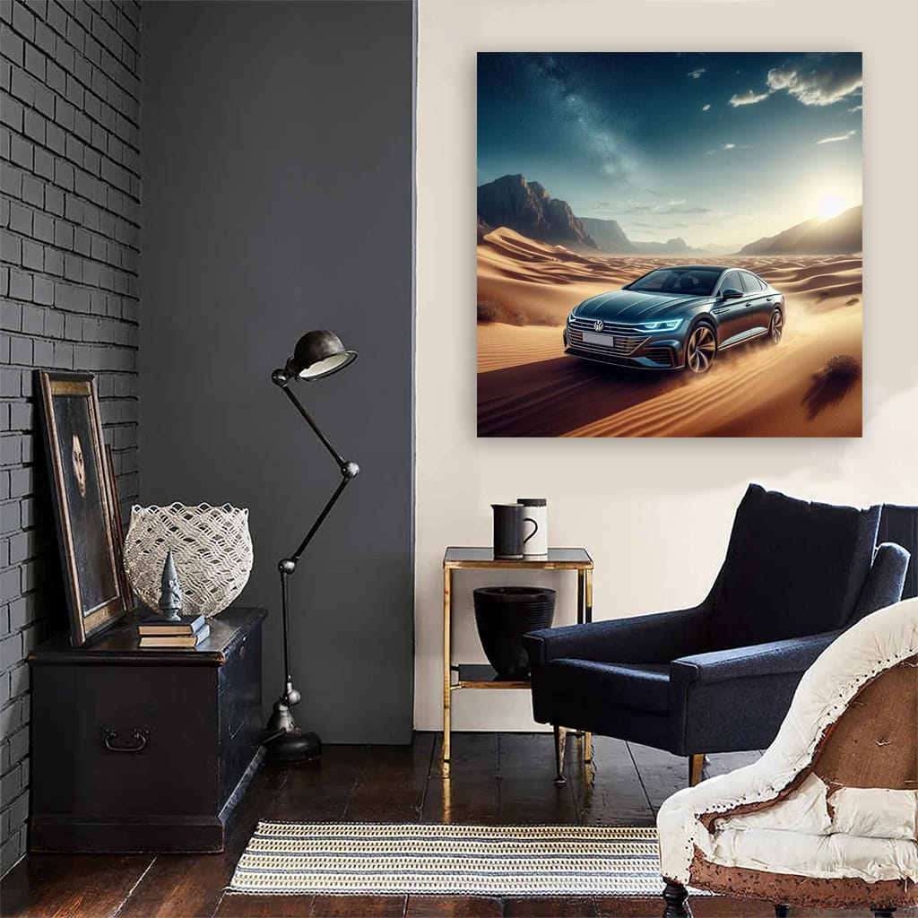 Volkswagen Arteon in Desert - Sleek and Stylish Ride