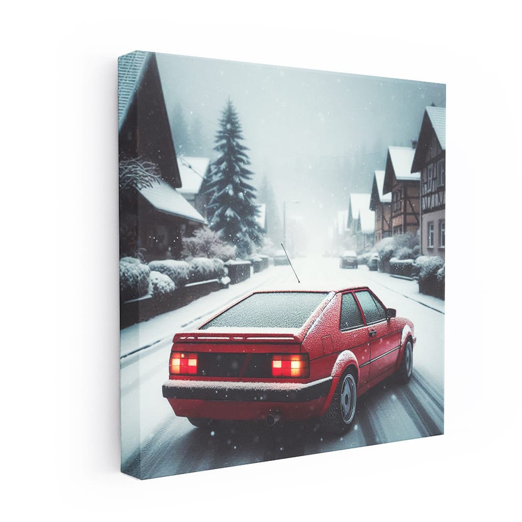 Volkswagen Corrado in Snowfall: Iconic and Sporty Design