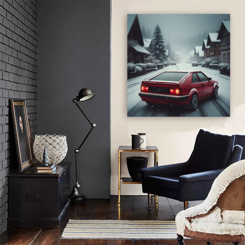 Volkswagen Corrado in Snowfall: Iconic and Sporty Design