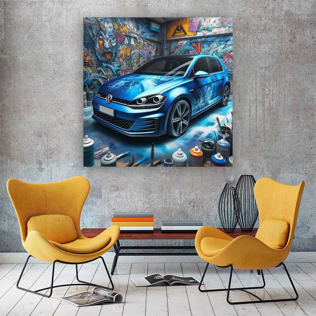 Volkswagen Golf GTI Sporty Paint – Dynamic Style
