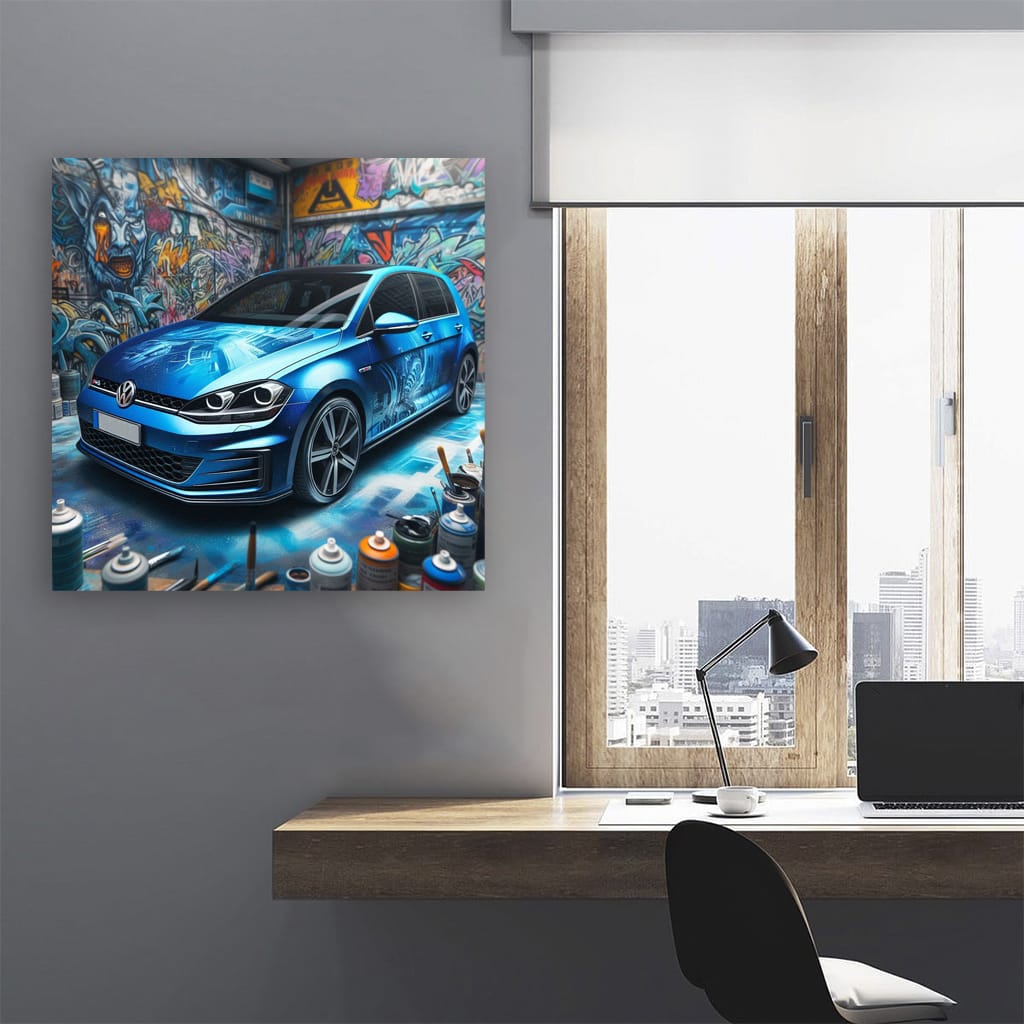 Volkswagen Golf GTI Sporty Paint – Dynamic Style