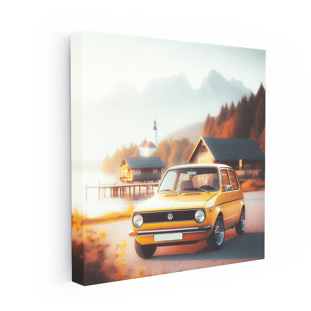 Vintage Style Volkswagen Golf - Classic Elegance on Wheels