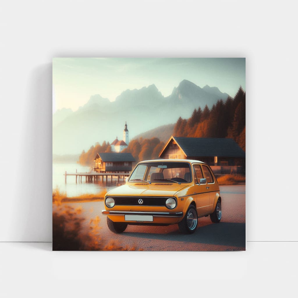 Vintage Style Volkswagen Golf - Classic Elegance on Wheels