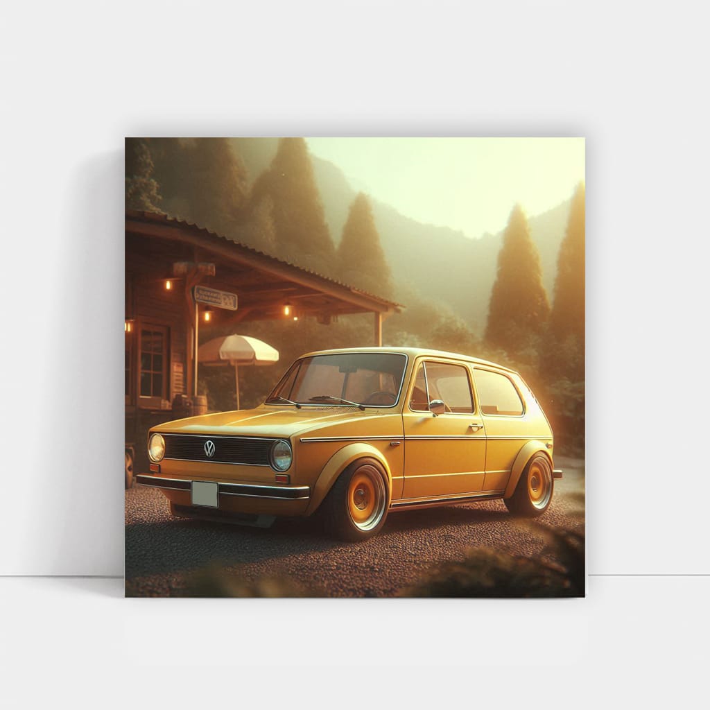 Vintage Volkswagen Golf - Timeless Style and Charm