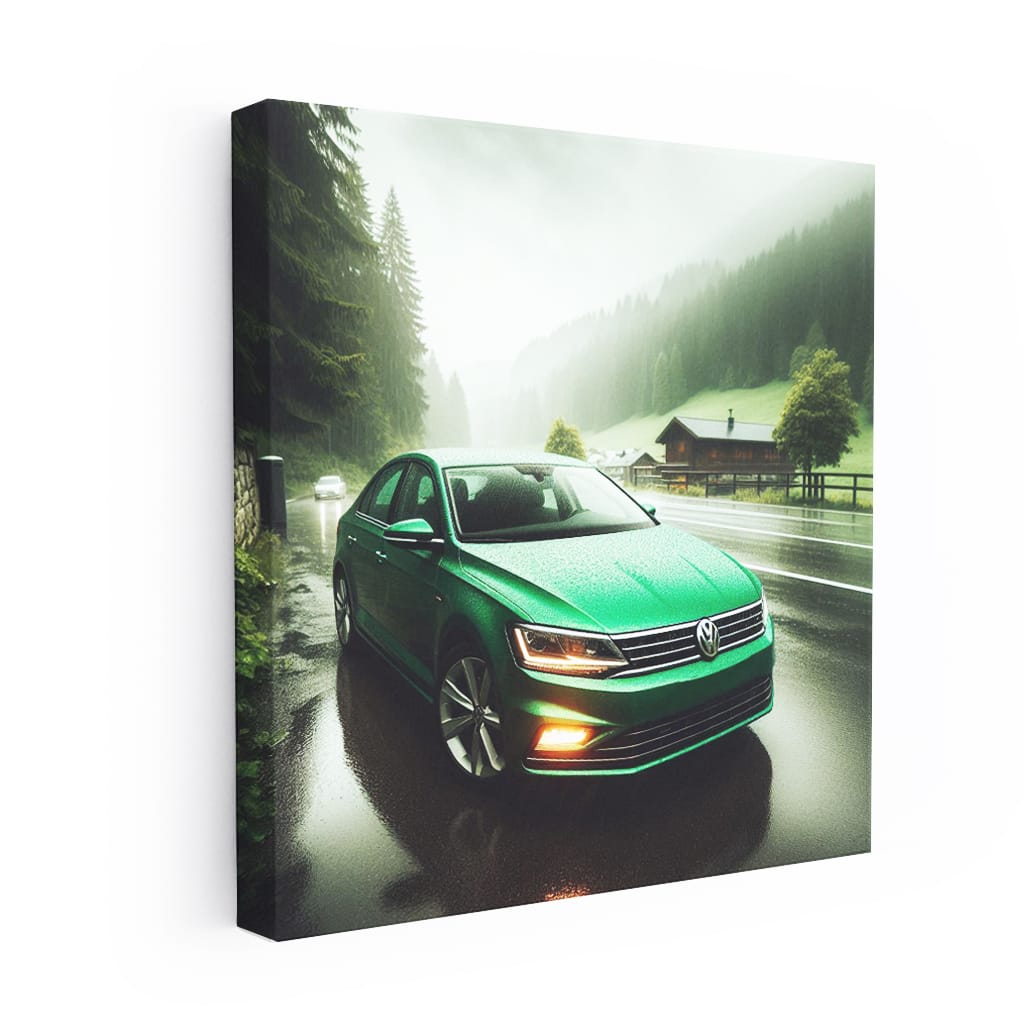 Volkswagen Jetta GLI in Rain - Dynamic Performance Unleashed