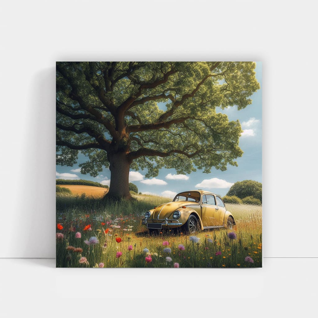 Vintage Volkswagen Retro in Nature - Embrace Classic Adventure