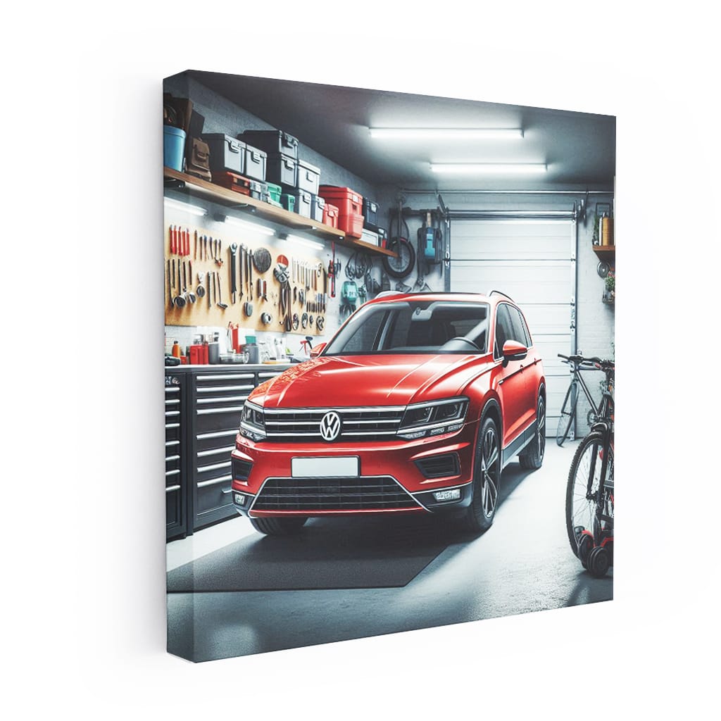 Volkswagen Tiguan in Garage – Stylish and Robust SUV