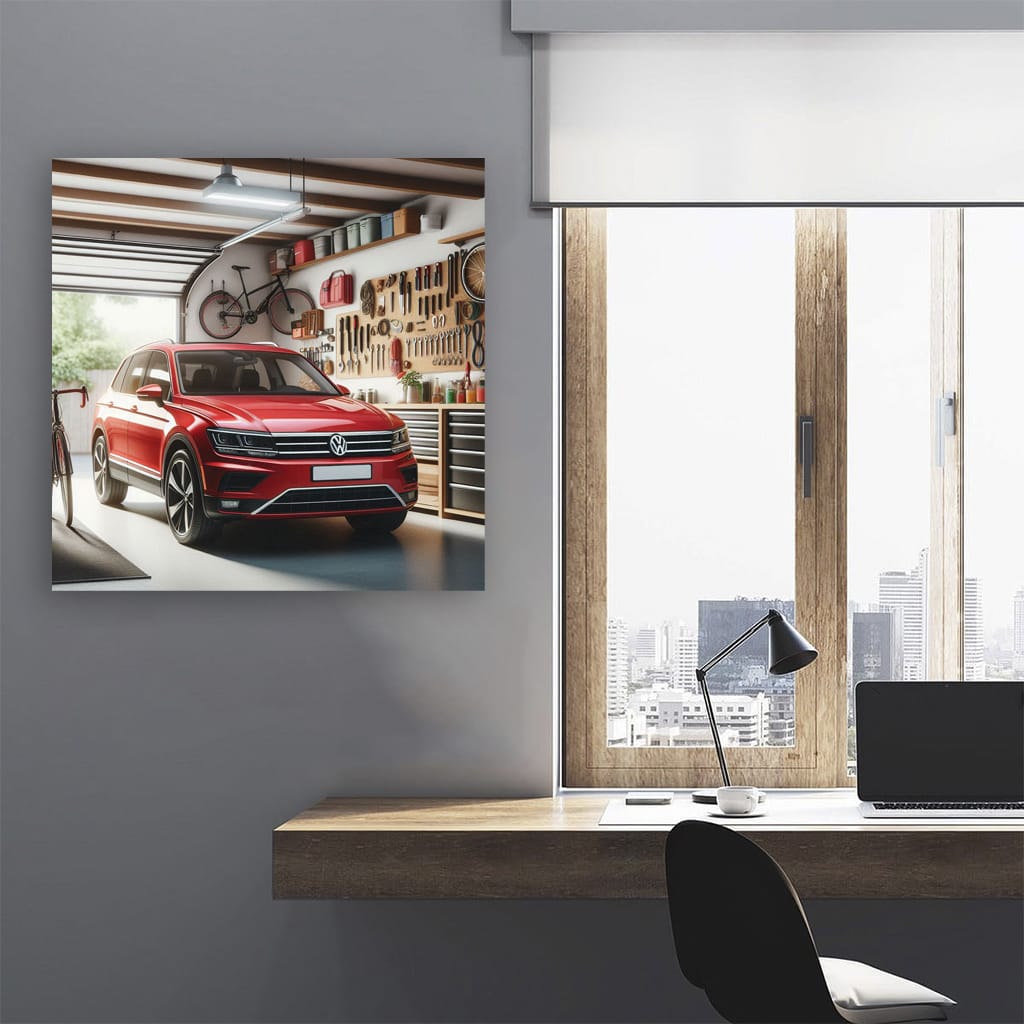 Volkswagen Tiguan in Garage - Versatile Compact SUV