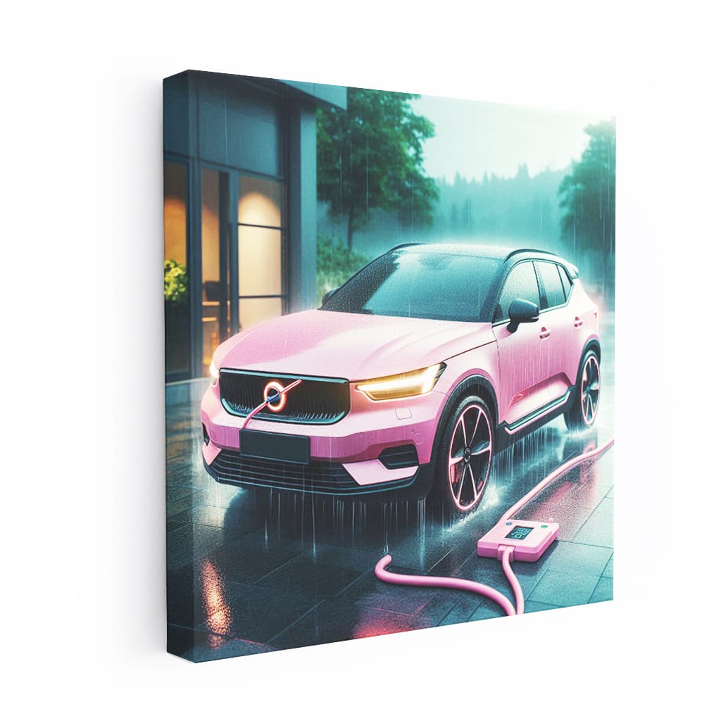 Volvo C40 Recharge: Elegant Performance in Rainy Weather
