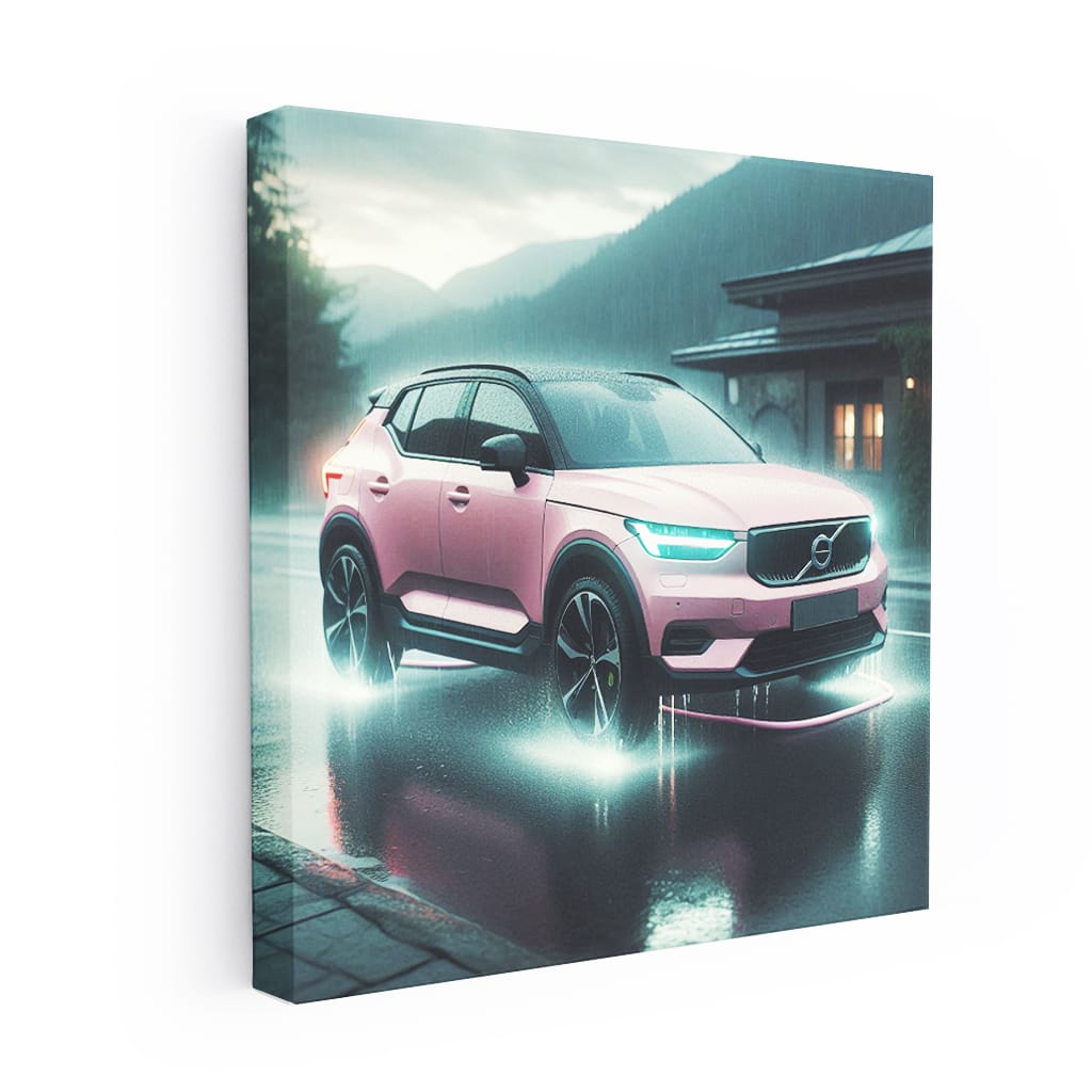 Volvo C40 Recharge in Rainy Weather - Electrifying Elegance