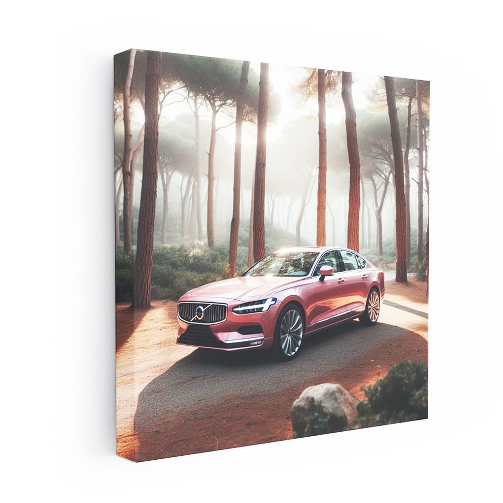 Volvo S90 Forest - Elegance Meets Nature's Serenity