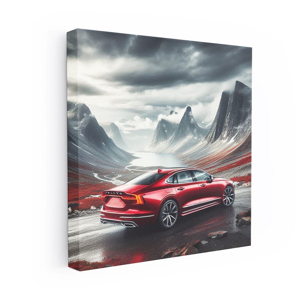 Volvo S90 in Mountain Landscape - Elegance Meets Adventure