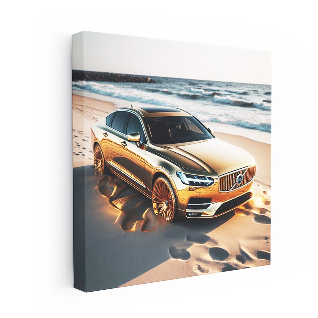Volvo S90 on Shore - Luxury and Elegance in Motion